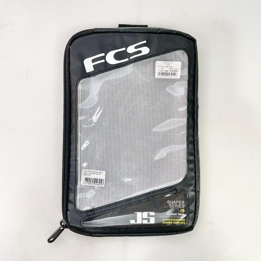 ◎ FCS 2フィン JS PG POWER TWIN XL ブラックホワイト