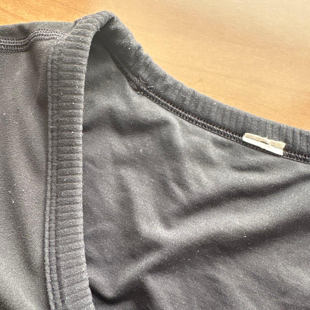 ルルレモン　スムースアンドリブ Nulu スクープネックTシャツ