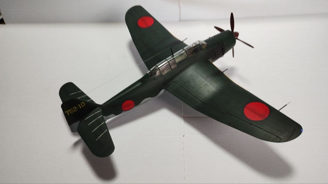 プラモデル完成機　1/48　艦上攻撃機「流星改」