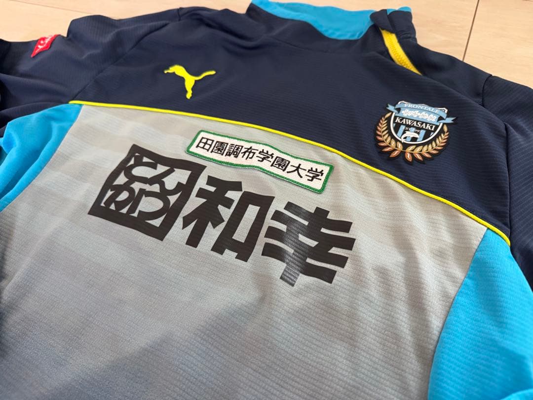 【支給品】川崎フロンターレ 2015年シーズン ウォームアップウェアハーフジップ