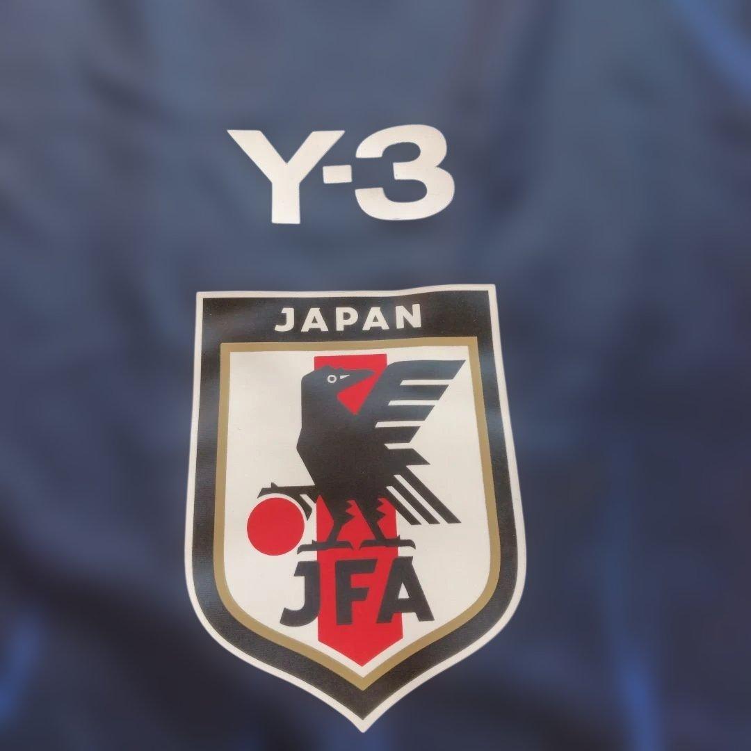 【タグ付】Y-3 サッカー日本代表 レプリカユニフォーム 炎柄 半袖 Lサイズ
