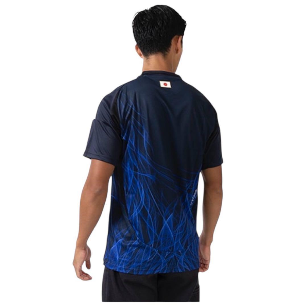 【タグ付】Y-3 サッカー日本代表 レプリカユニフォーム 炎柄 半袖 Lサイズ