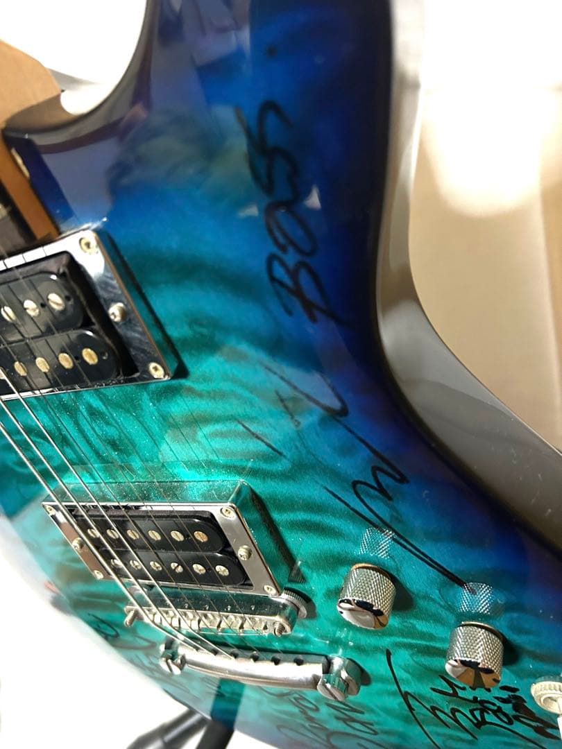 エレキギター FERNANDES APG-65 HAGANEメンバーサイン入り
