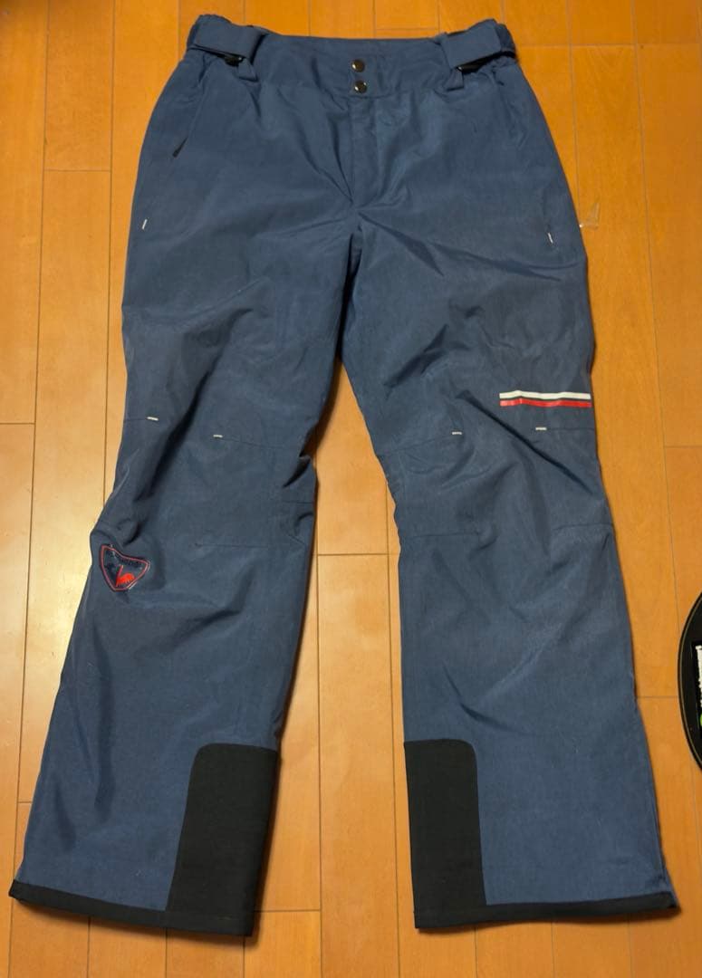 ROSSIGNOL ロシニョール ネイビー スキーウェア フード付き 上下セット