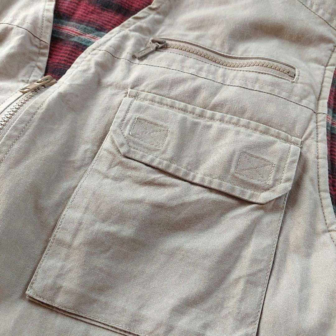 90s　L.L.Bean　中綿キルティング　フィッシング　ハンティングベスト　L