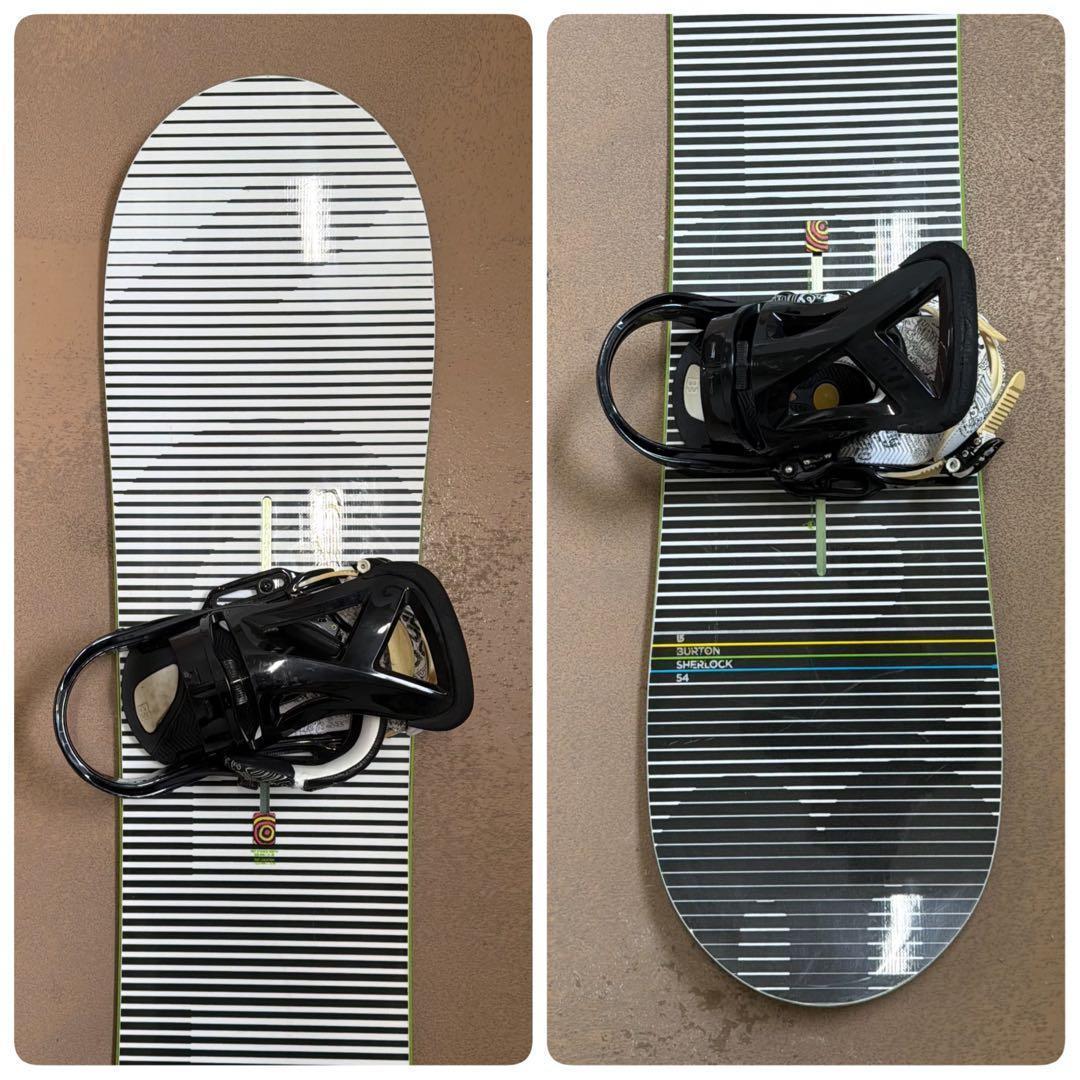パウダーや地形をパークに！ BURTON ダブルキャンバー シャーロック 154