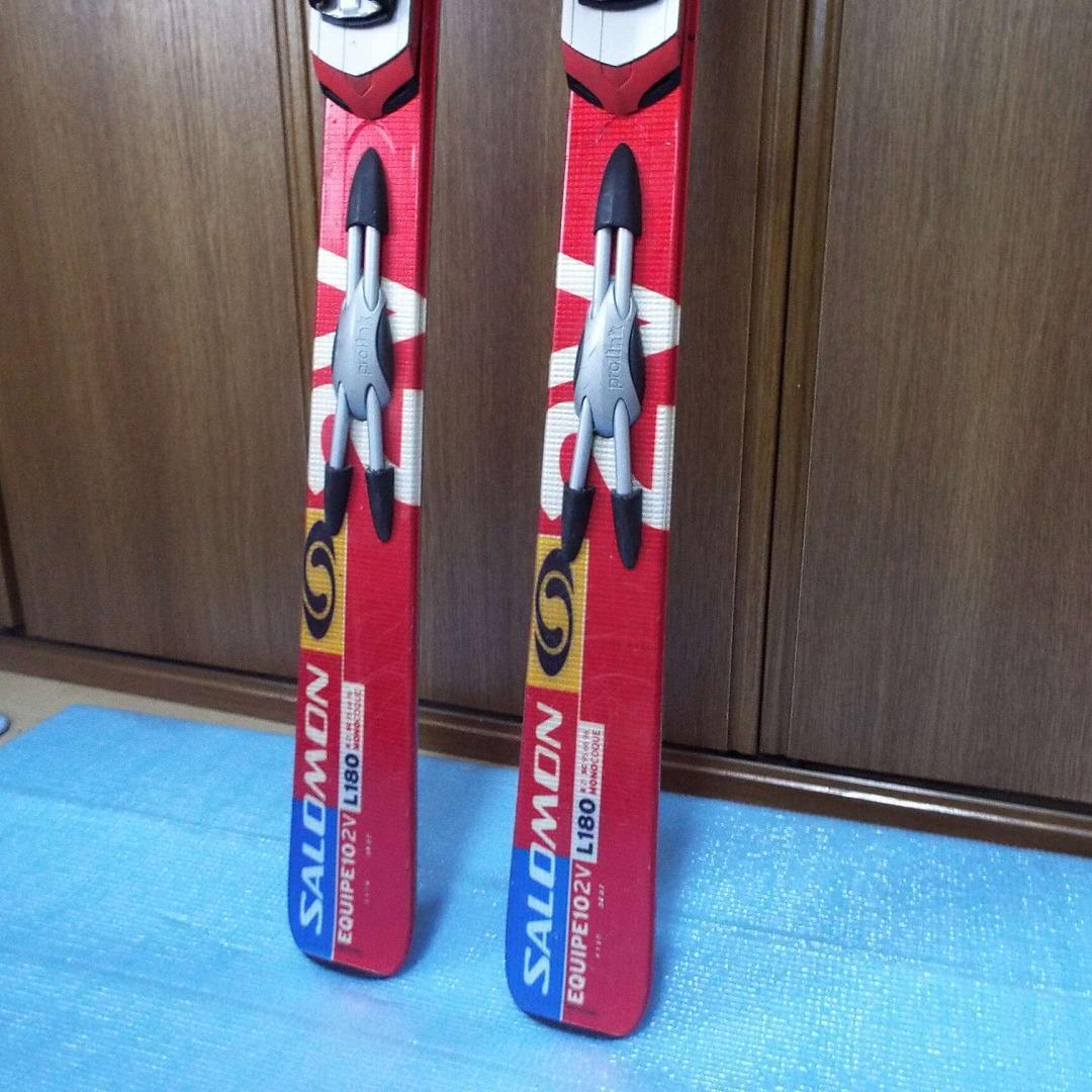 美品　純GS競技用　SALOMON EQUIPE10 2V 180cm-1/2