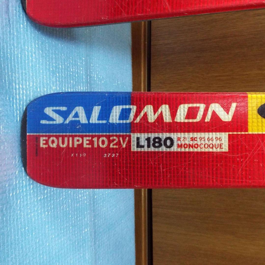 美品　純GS競技用　SALOMON EQUIPE10 2V 180cm-1/2