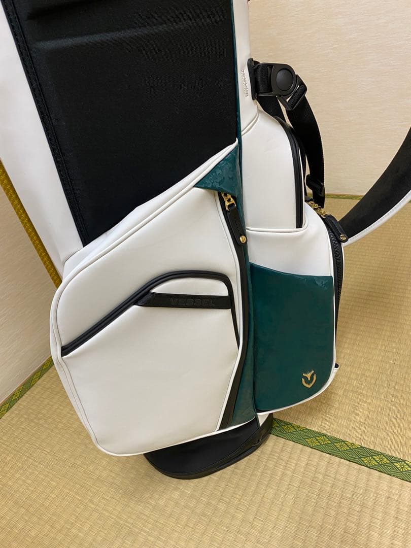 VESSEL　プレイヤー4.0 プロ　camo マスターズカラー　キャディバッグ