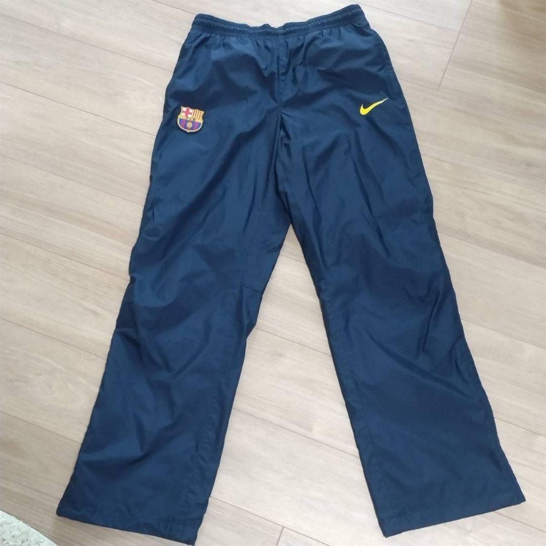 NIKE FCバルセロナ ナイロンジャケット・パンツ　Mサイズ 上下セット