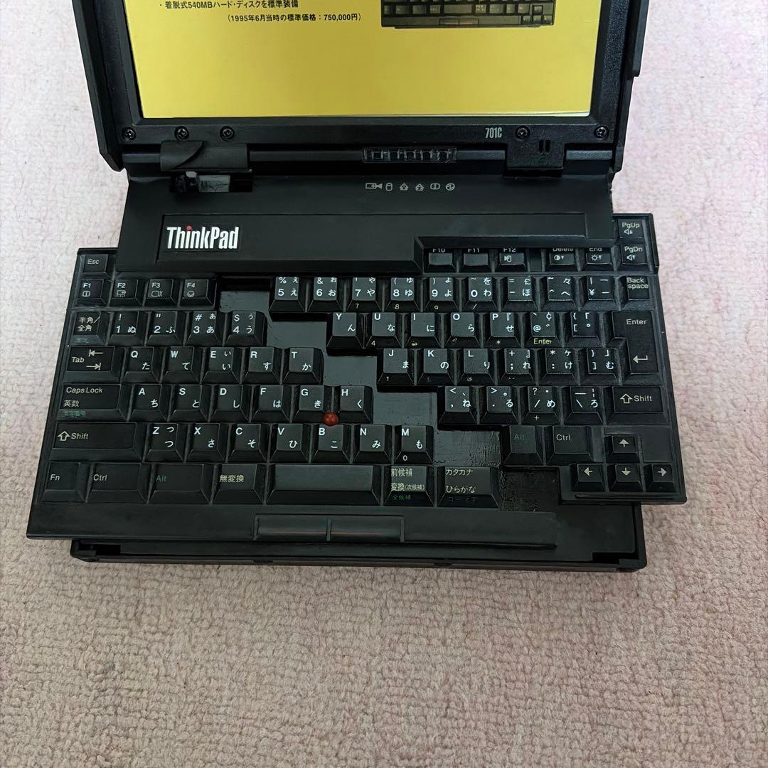 IBM ThinkPad 701C 模型 ノベルティ ( 組立て済み )
