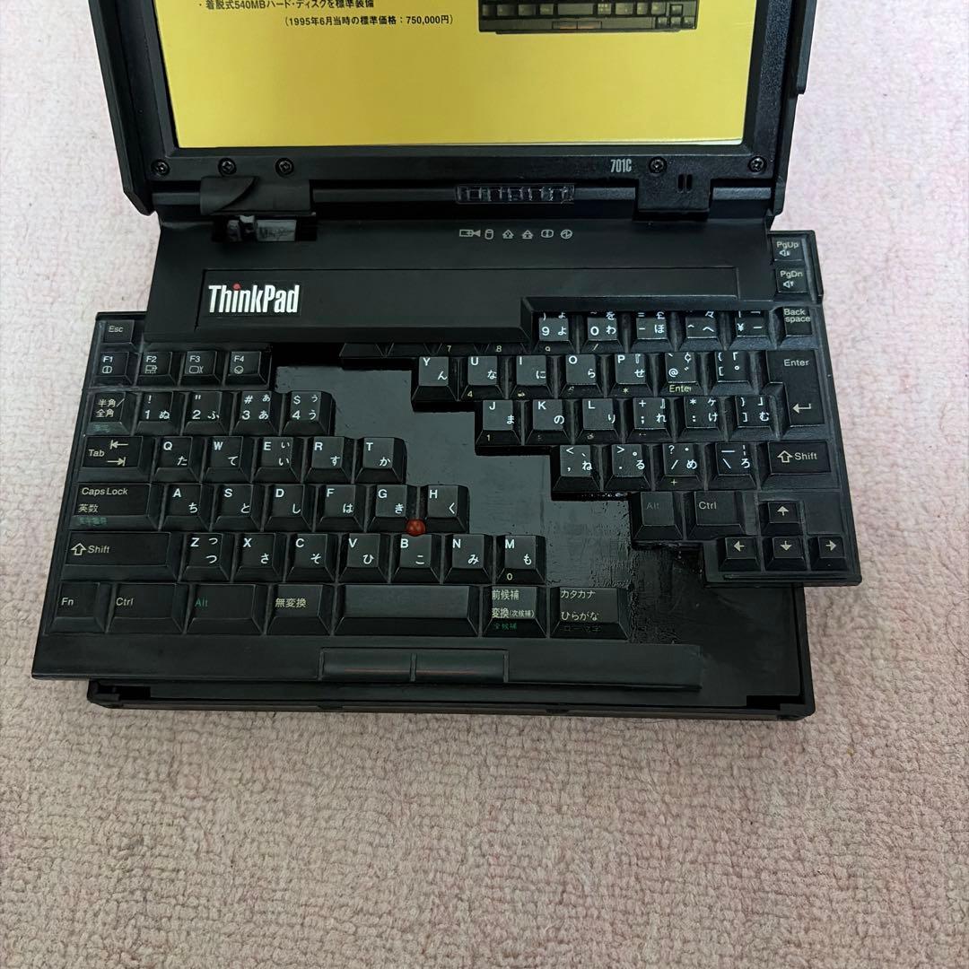IBM ThinkPad 701C 模型 ノベルティ ( 組立て済み )