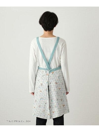 ピーターラビット エプロン ライトブルー アフタヌーンティー コラボ