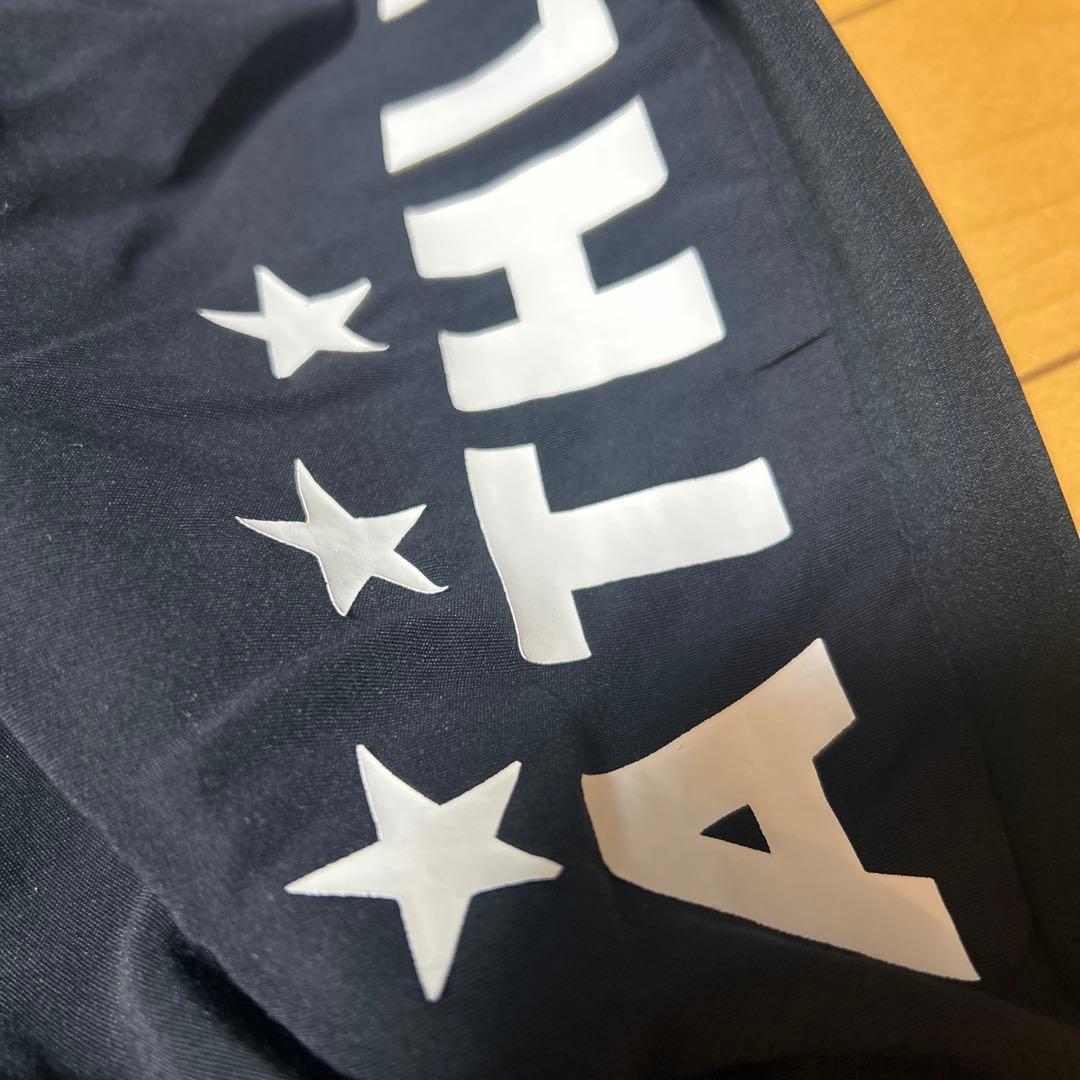 ATHLETA フード付きジャージ上下セット ブラック