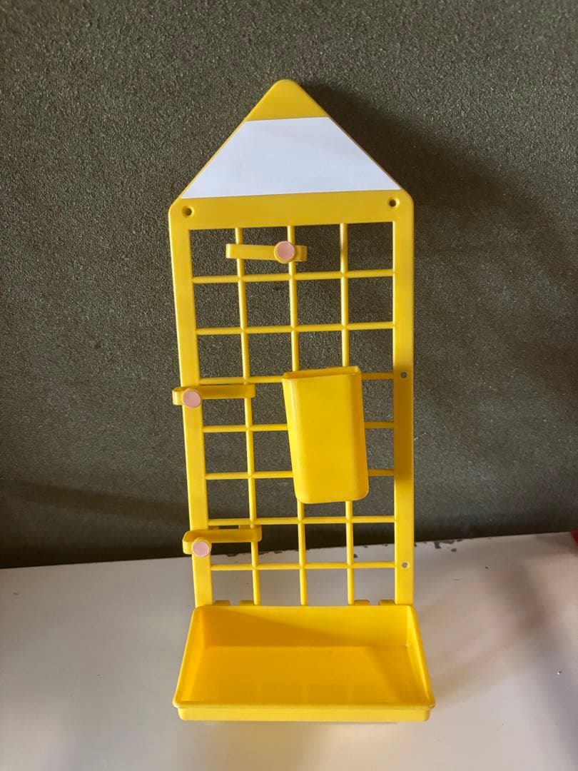 レトロポップ！エムケー　引き出し付き　スチールラック　赤　小物付き