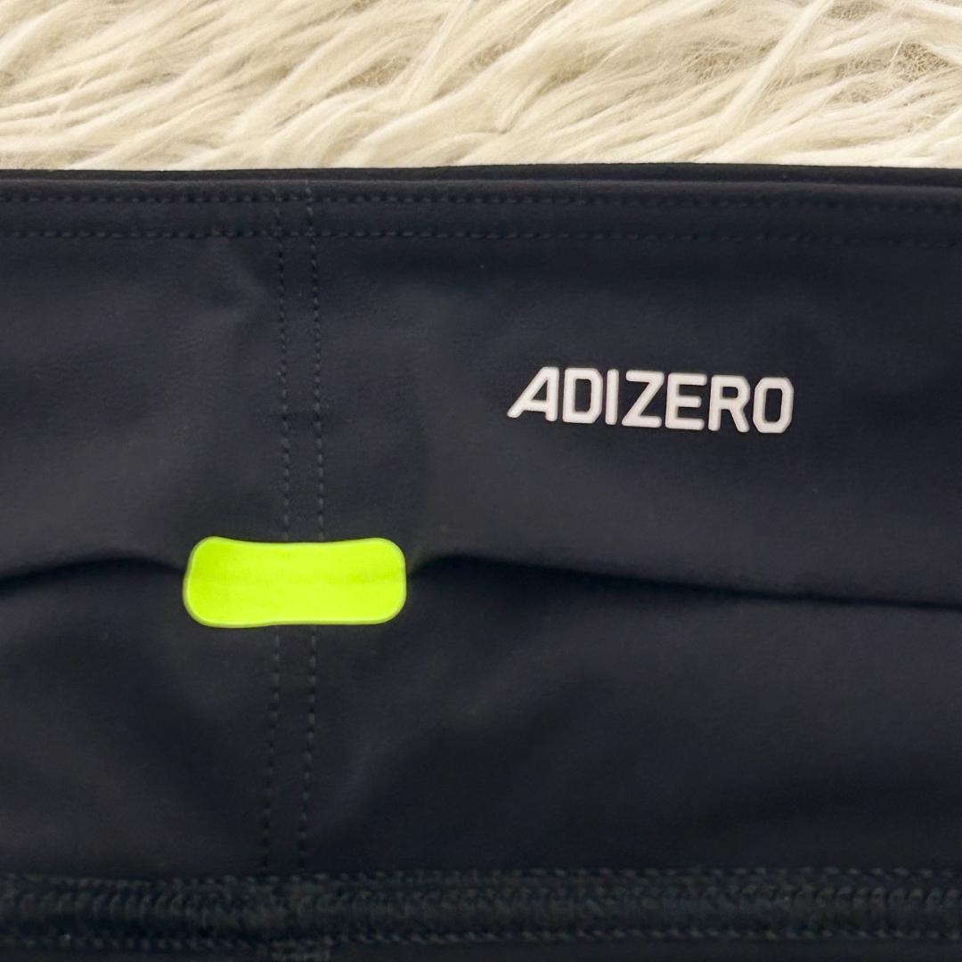 人気　adidas　アディダス　ランニングタイツ　ポケット　アディゼロ　2XL