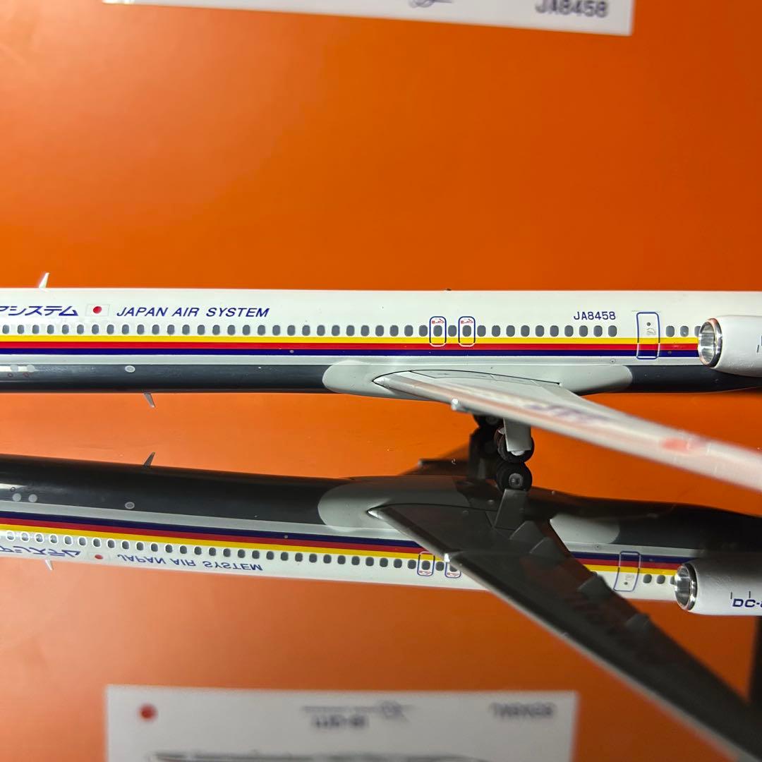 航空機・ヘリコプター Jcwings JAS MD-81 DC-9 JA8458 1/200
