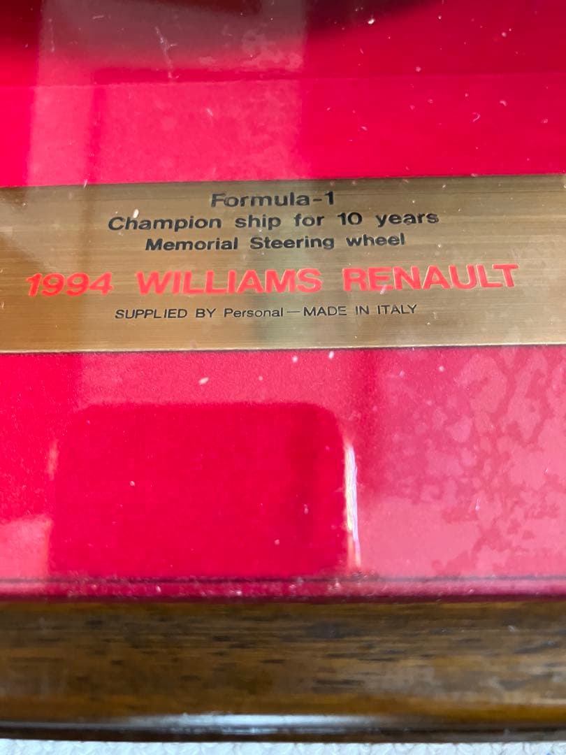 1994 WILLIAMS RENAULT ステアリングホイール