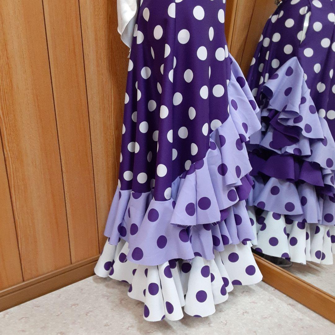 フラメンコ衣装　☆ファルダのみ　たっぷりフリルの豪華ファルダ