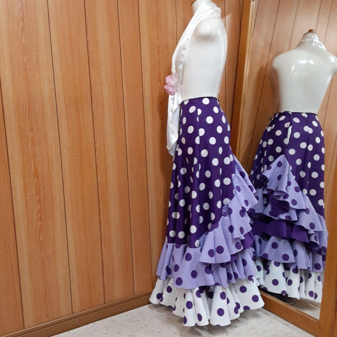 フラメンコ衣装　☆ファルダのみ　たっぷりフリルの豪華ファルダ