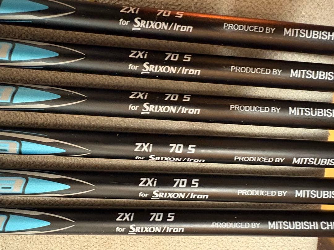 スリクソン　Diamana ZXiカーボンシャフト6本セット（5I〜PW）