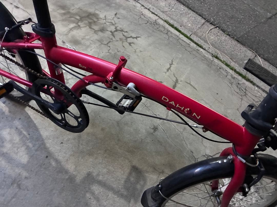 【日暮里引き取り限定】赤　dahon d6
