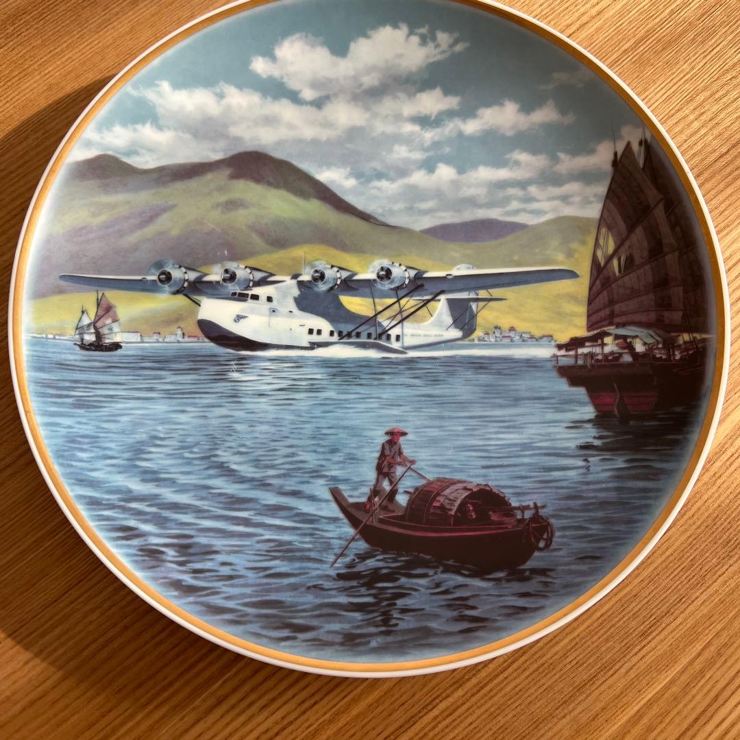 パンナム　絵皿　PAN AM PIONEER FLIGHTS ヴィンテージ