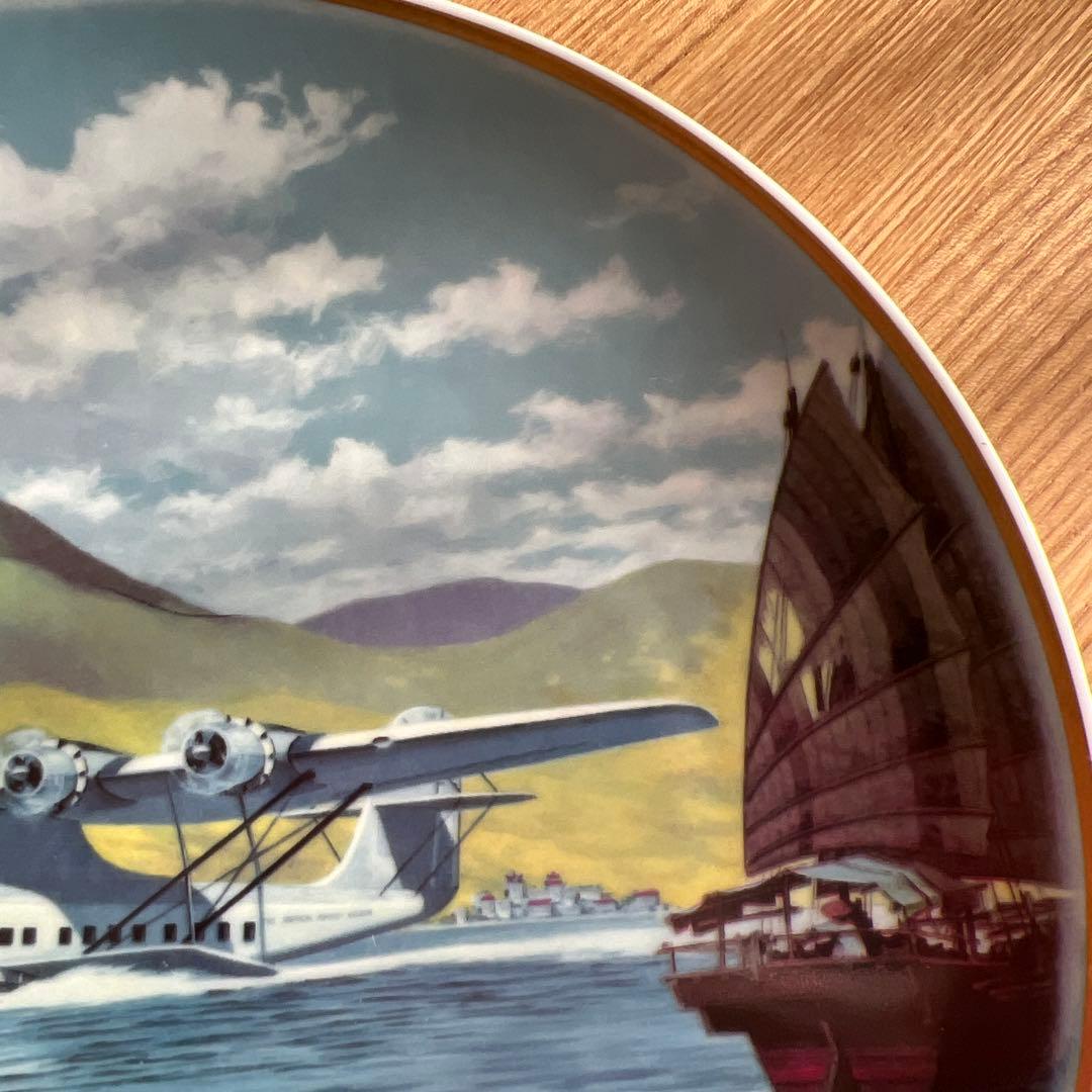 パンナム　絵皿　PAN AM PIONEER FLIGHTS ヴィンテージ