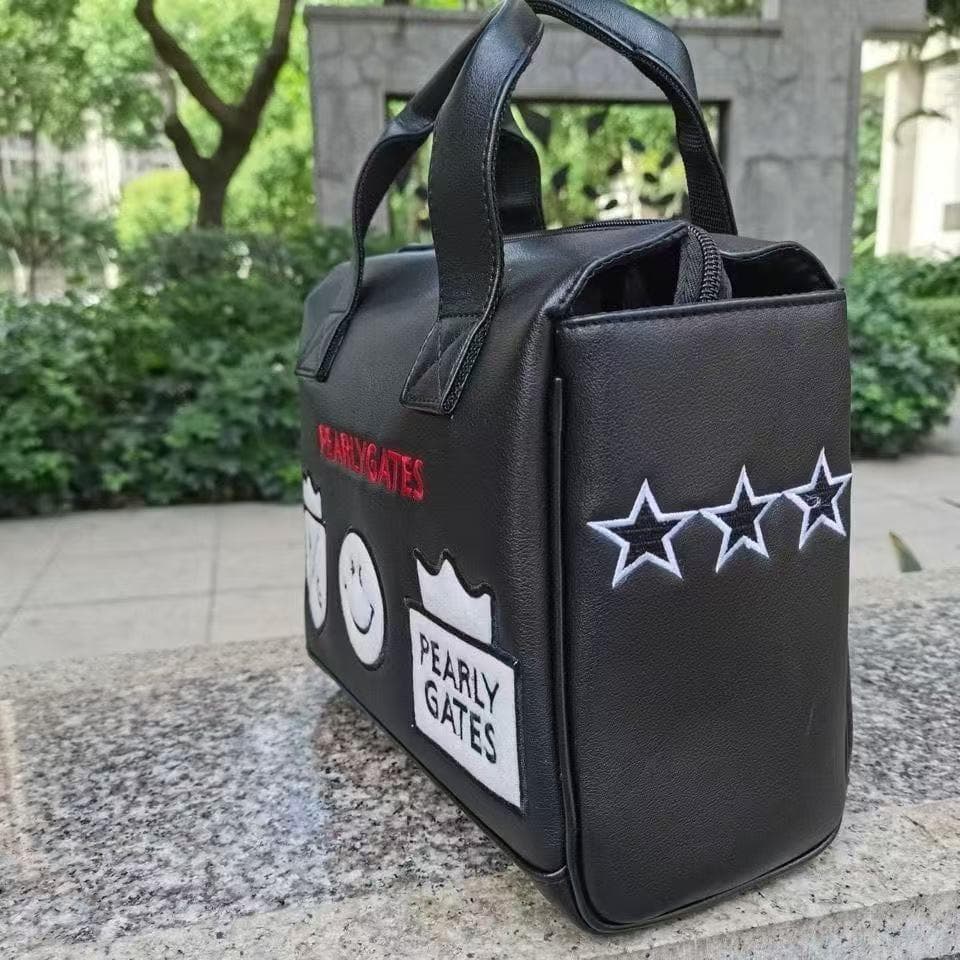 【新品未使用】パーリーゲイツ ラウンドバッグ カートバック 黑