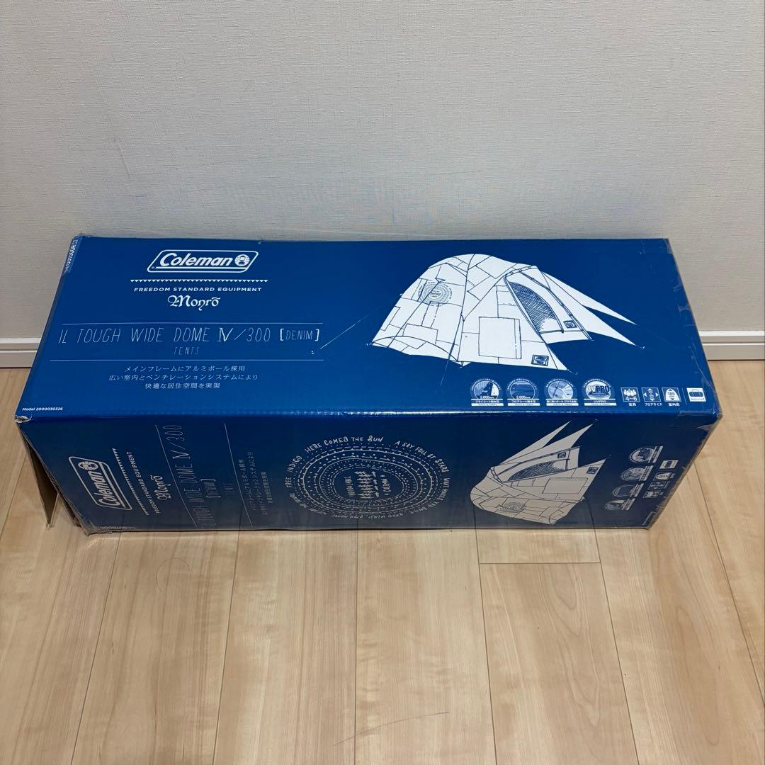 美品 コールマン インディゴレーベル タープ&テント セット