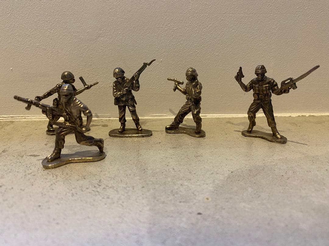 SSUR silver レベルエイプ　ミリタリー兵士フィギュア 5体セット
