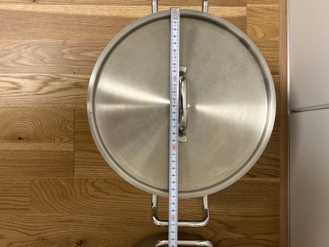 <2セット> PRO CHEF 26cm 寸胴　蓋あり