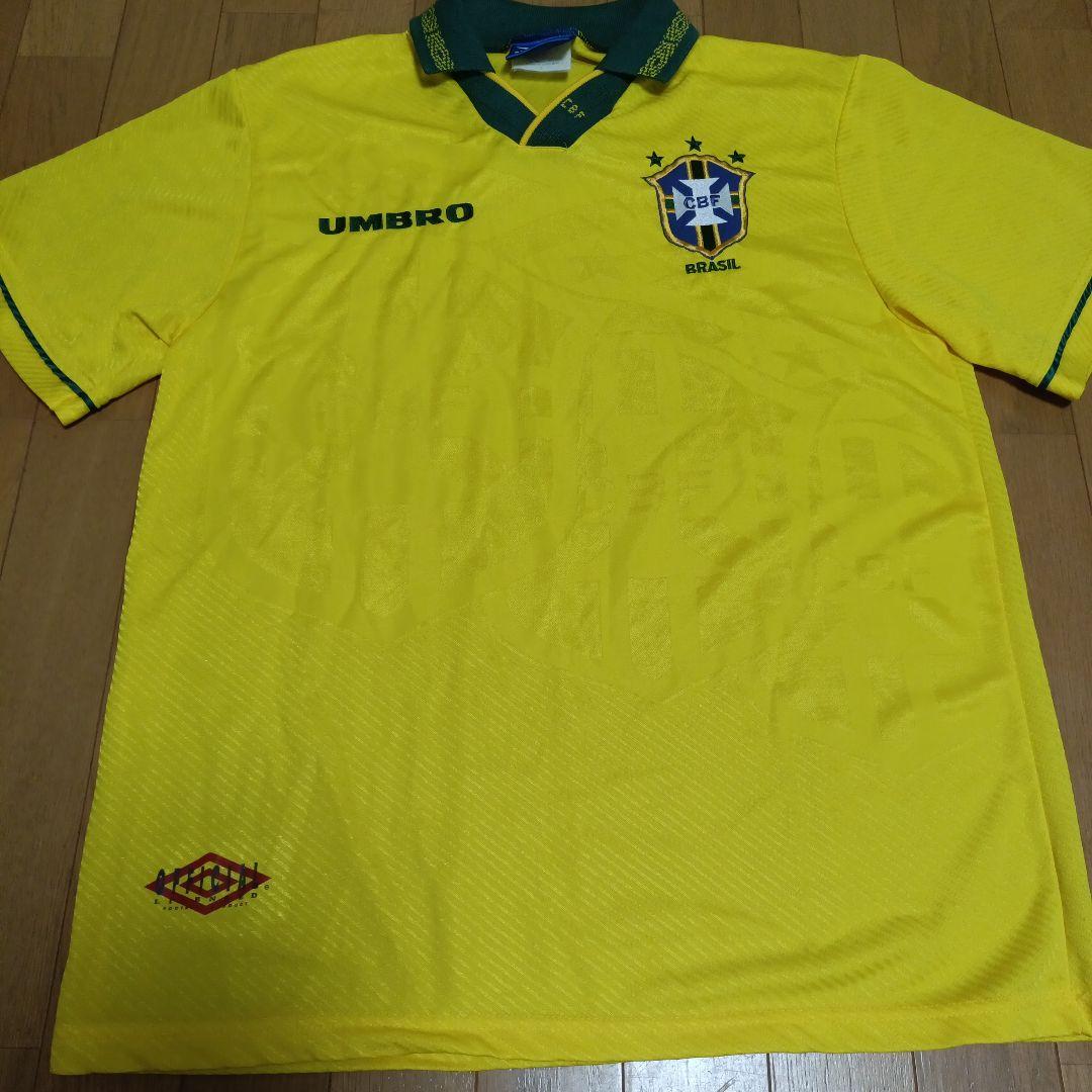 UMBRO アンブロ ブラジル CBF サッカーイエローユニフォーム 90s