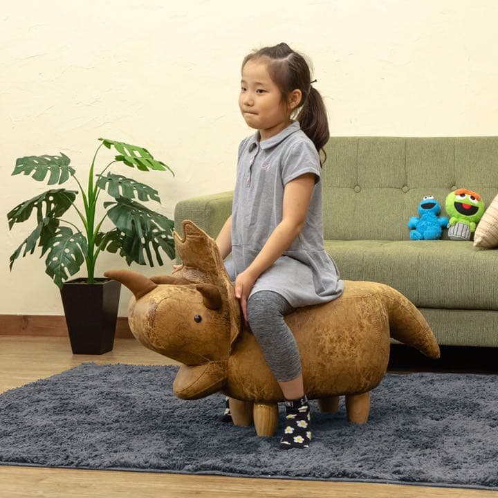 アニマルスツール　トリケラトプス