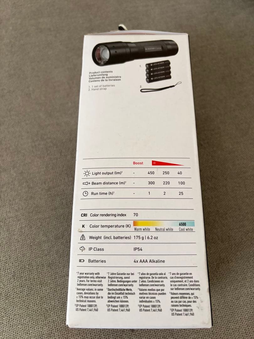 【新品】LEDLENSER P7 CORE 懐中電灯