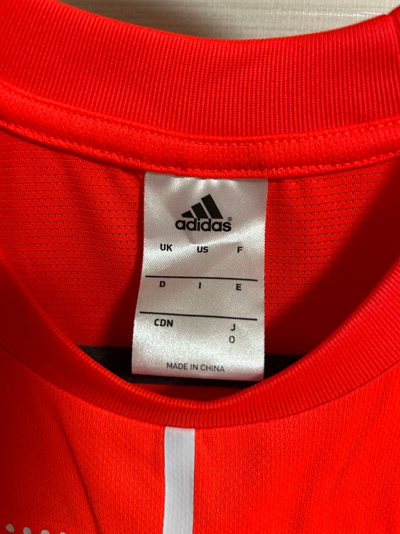 レア！adidas フットサル長袖トレーニングシャツ Lサイズ