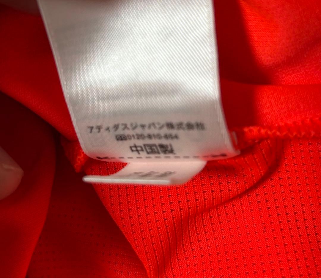 レア！adidas フットサル長袖トレーニングシャツ Lサイズ