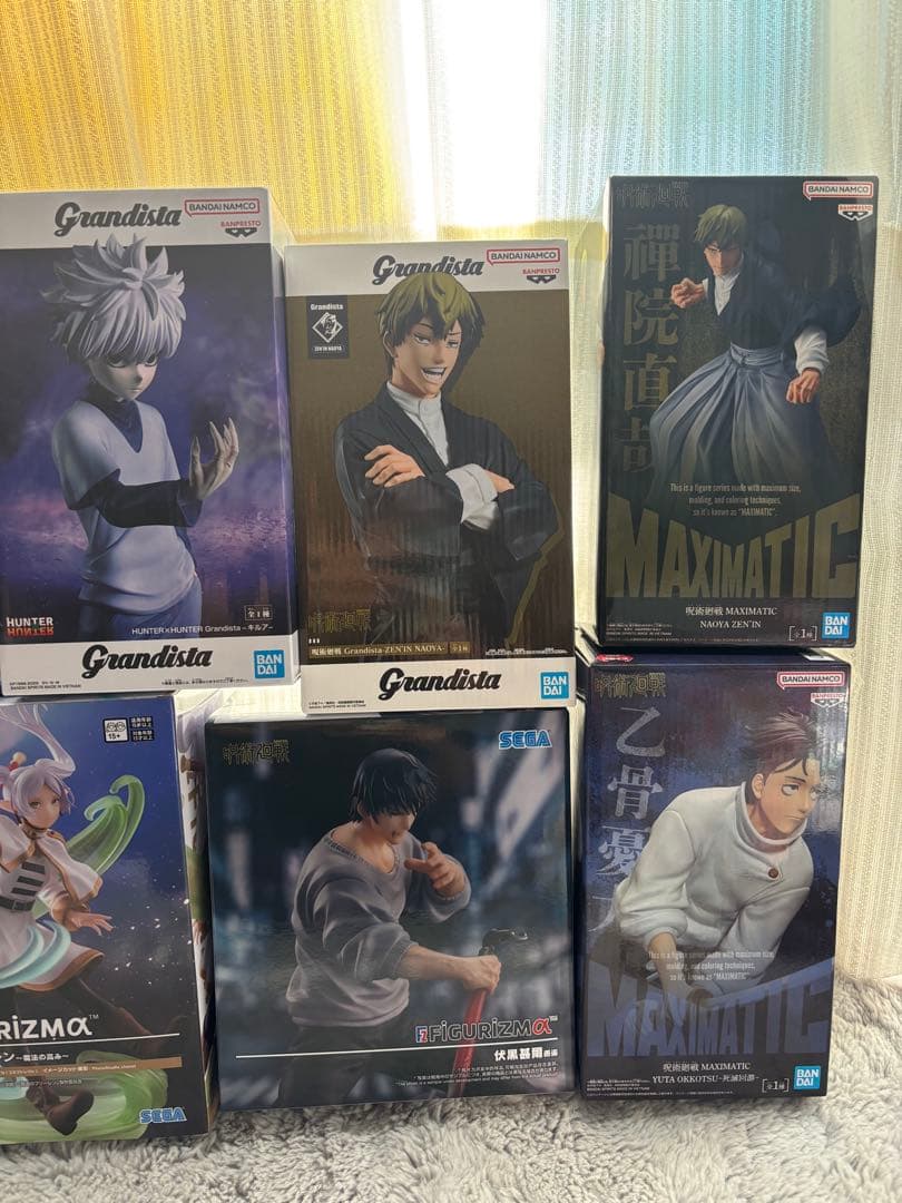 NARUTO 呪術廻戦　HUNTER×HUNTER等フィギュア12点まとめ売り