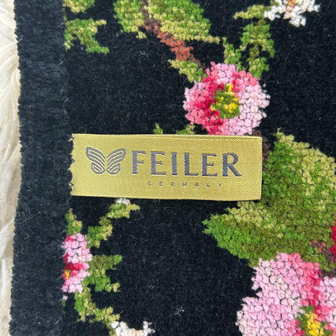 未使用級 フェイラー 花柄 エプロン