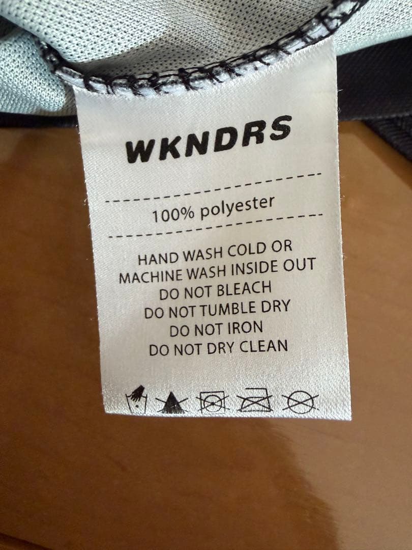 WKNDRS ブラック 長袖 サッカーシャツ