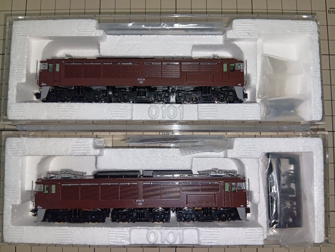 Nゲージ　TOMIX　98922 JR EF63　24・25号機　茶色　限定品