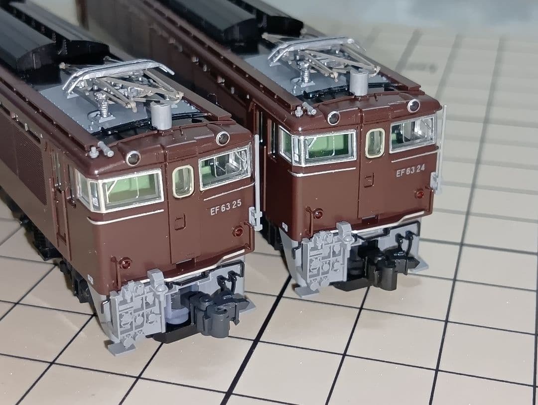 Nゲージ　TOMIX　98922 JR EF63　24・25号機　茶色　限定品