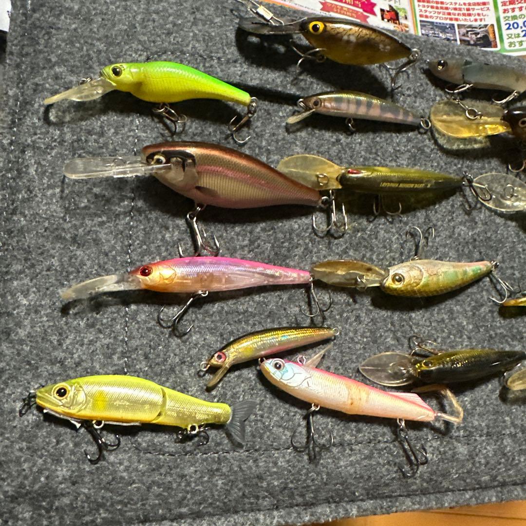 バス釣り引退　ジャッカル スピンビドー　ルアー16個セット