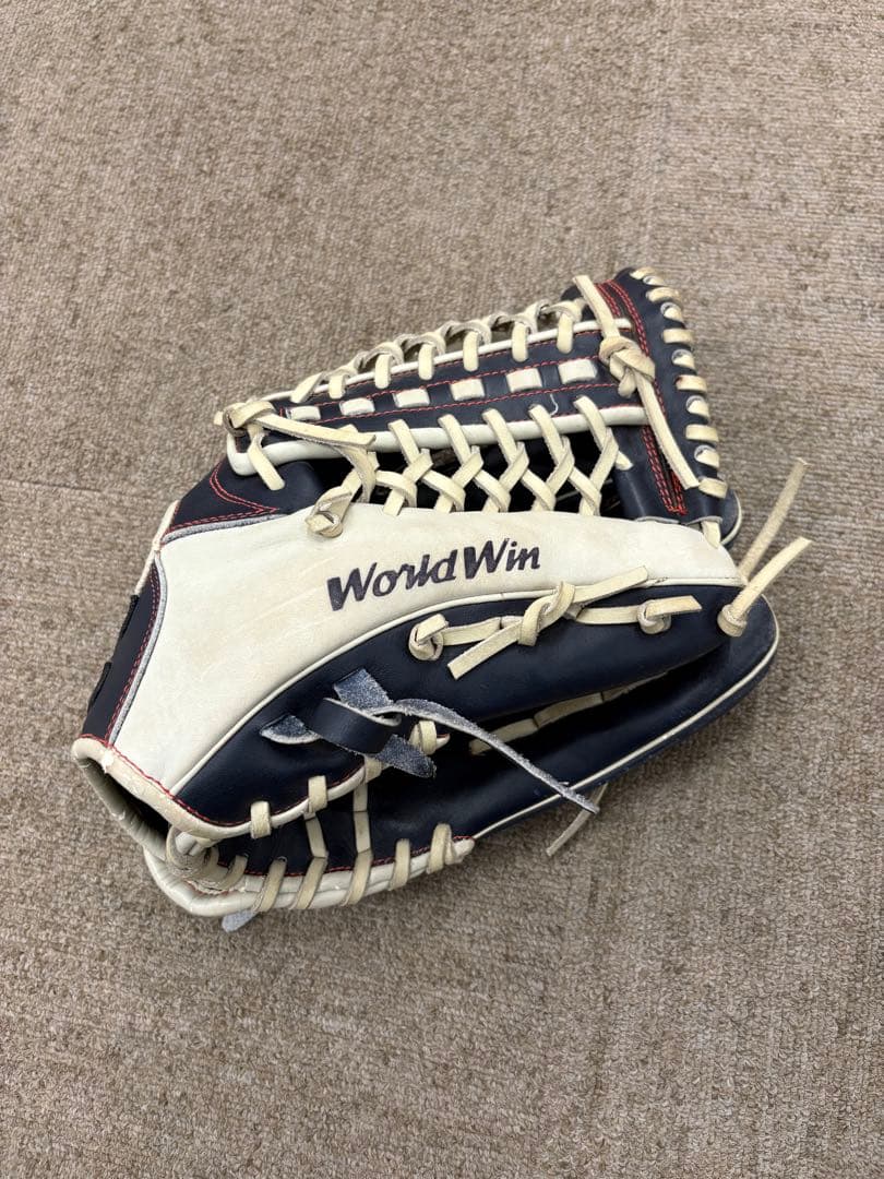 【美品】ミズノ MIZUNO ワールドウィン 軟式グローブ 外野手用 希少カラー