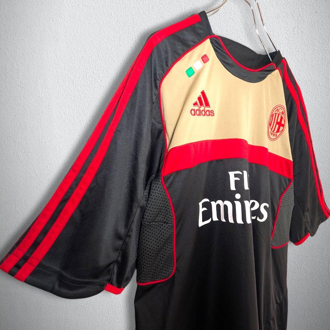 古着 サッカー ACミラン プラクティスシャツ メンズ Lサイズ相当