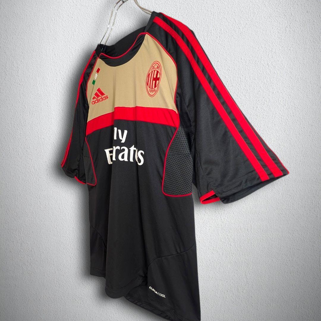 古着 サッカー ACミラン プラクティスシャツ メンズ Lサイズ相当