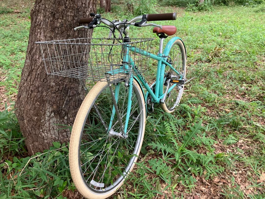 ビアンキ　アリカント　クロスバイク　シティサイクル　チェレステカラー