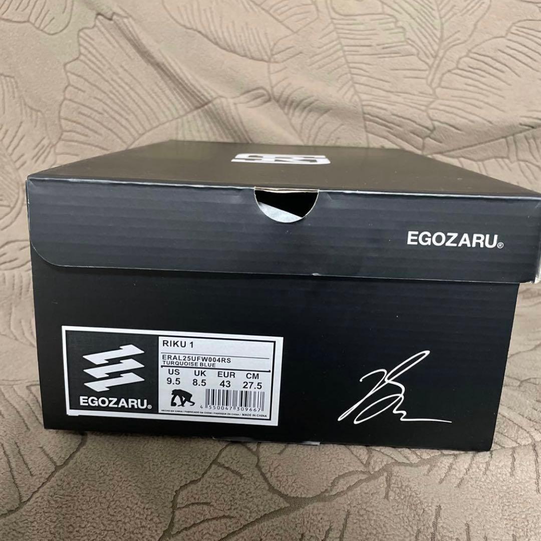 新品 エゴザル RIKU 1 ターコイズ 27.5cm 瀬川琉久 バッシュ