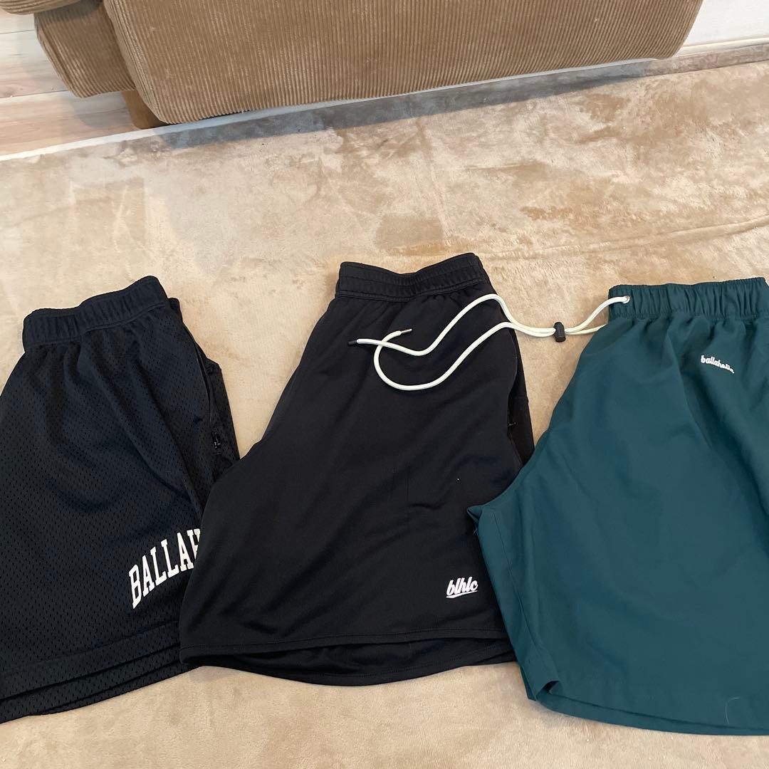 BALLAHOLIC メッシュバスケットボールパンツ 黒