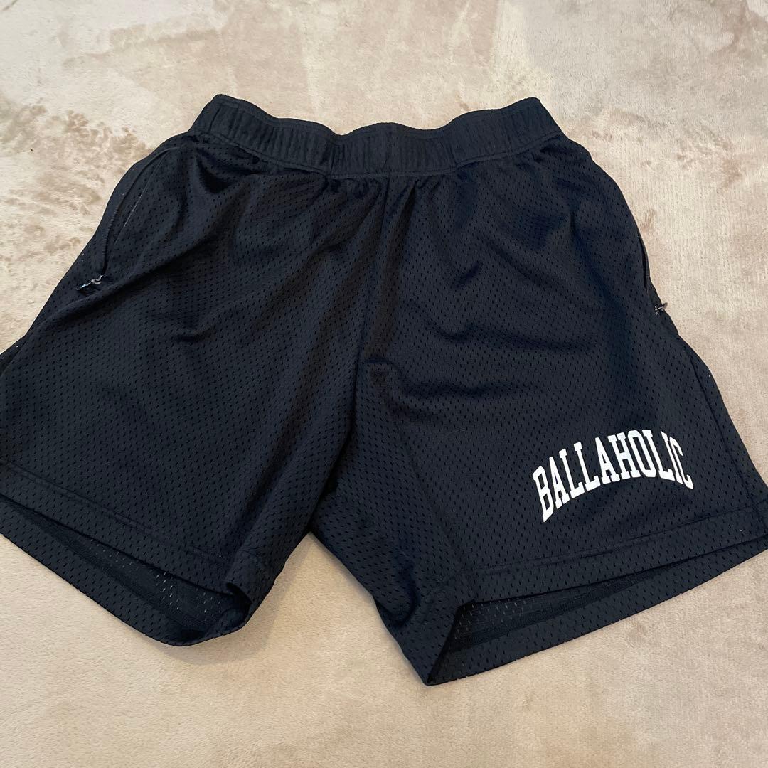 BALLAHOLIC メッシュバスケットボールパンツ 黒